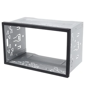 استبدال راديو ستيريو مزدوج الدين العالمي ، طقم قفص التثبيت ، مشغل MP5 ، حامل الإطار ، 2 الدين 6 مبيعات رئيسية 2 إطار دين سكوير جول - رقم 5