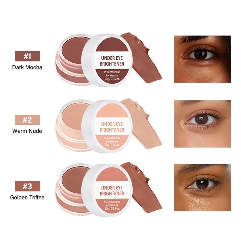 Crème anti-cernes mate Contour des yeux correcteur de cernes marques d'acné cernes correcteur de visage contour des yeux et mise en évidence