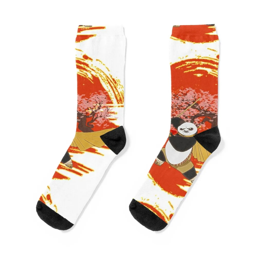 

panda kung fu Socks cycling with print funny gifts short Boy Socks Women's