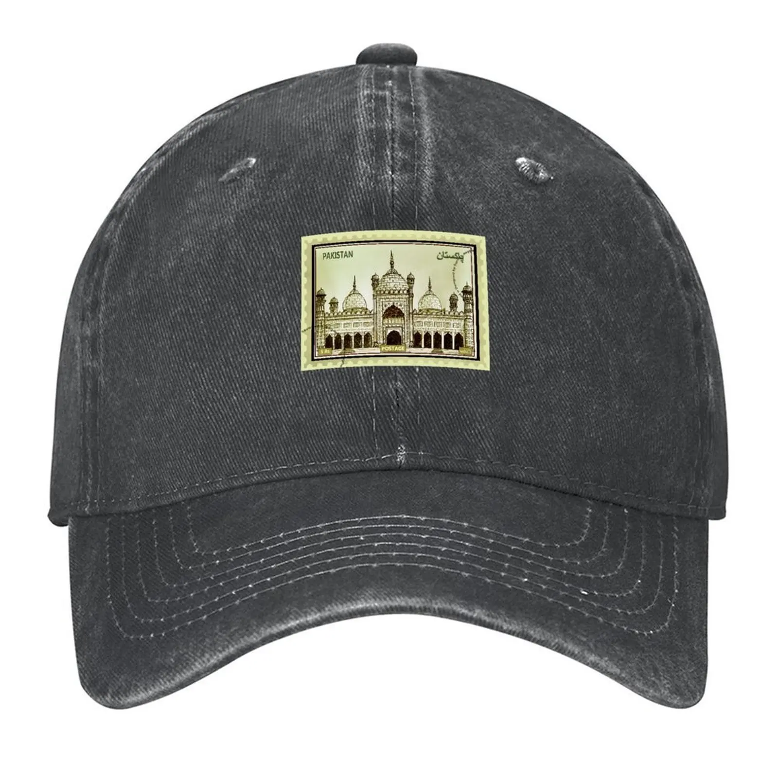 

Badshahi masjid postage stamp Baseball Cap tactical cap Fashion Beach Gentleman Hat Hat Man Luxury Men's Caps Women's