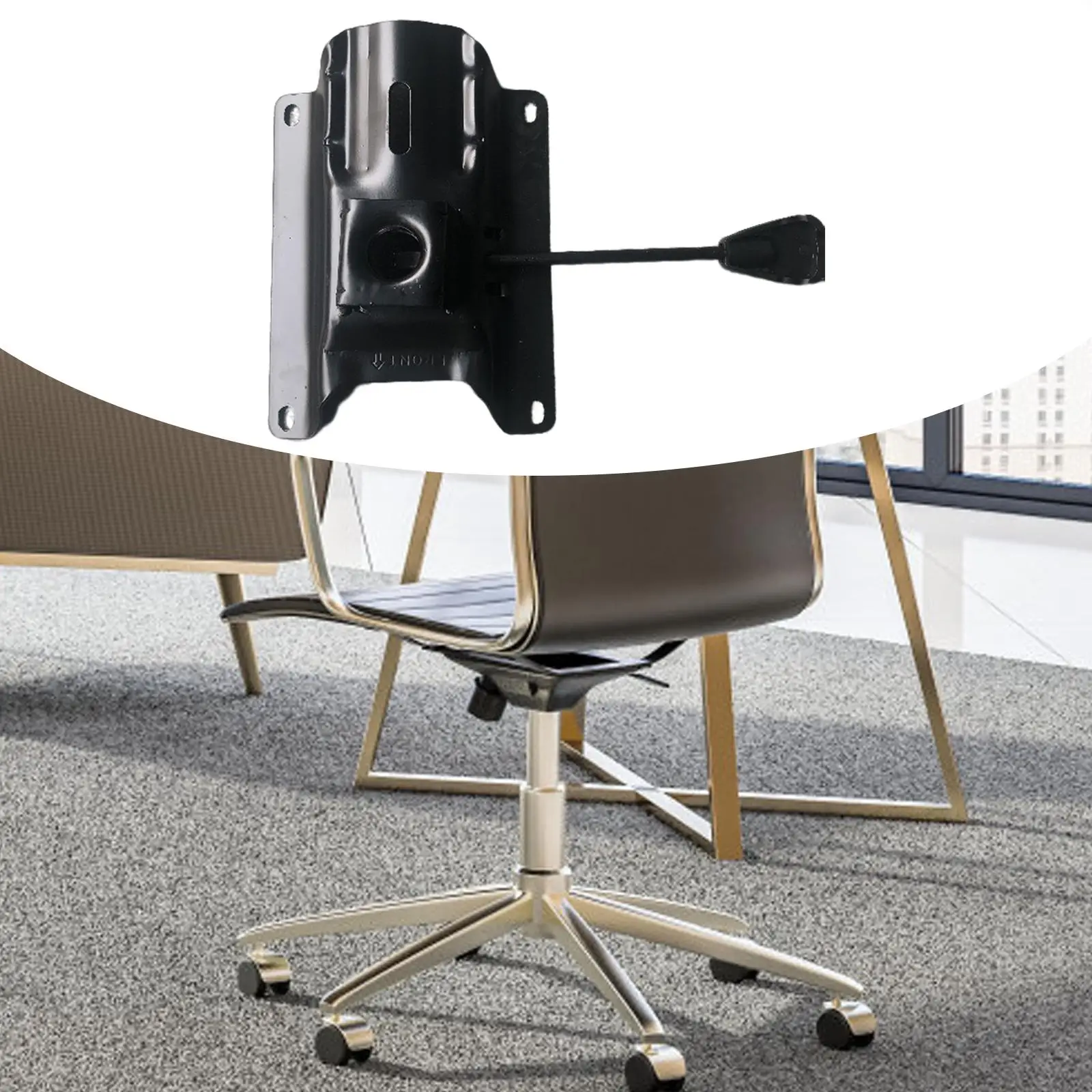 

For Desk Executive Chair Office Chair Tilt Control Seat Mechanism Parts Heavy Duty Duable Seat Chair Swivel Base Plate