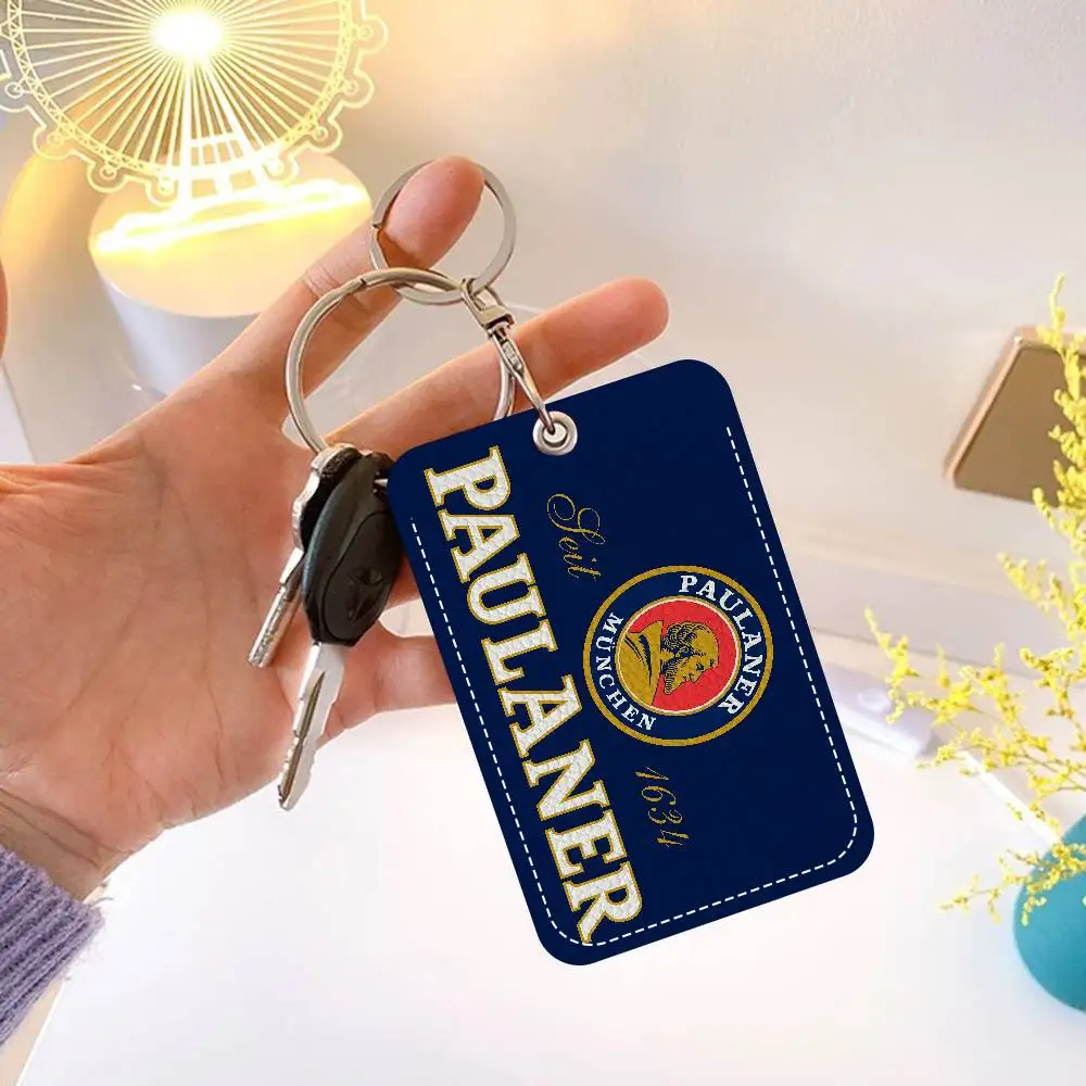 Paulaner Logo 1 قطعة INS Creative Cartoon Student Campus حامل بطاقة لبطاقة الوجبات، بطاقة الحافلة، بطاقة العمل، إلخ