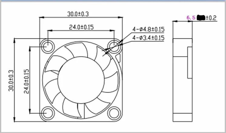 

New 30mm Slim Mute 5V Mini Small Fan MC30060V2-000C-A99 3006 30X30X6mm 0.36W Maglev DC Brushless Cooling Fan