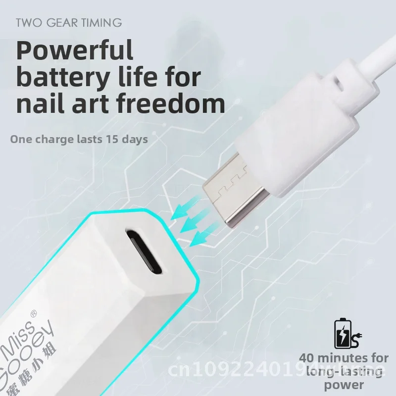 Draagbare Handheld Nail Art Lamp Mini Sneldrogende Lichttherapie Spotlight in Standaard Wit/Paars/Roze/groen Kleuren voor Nagel