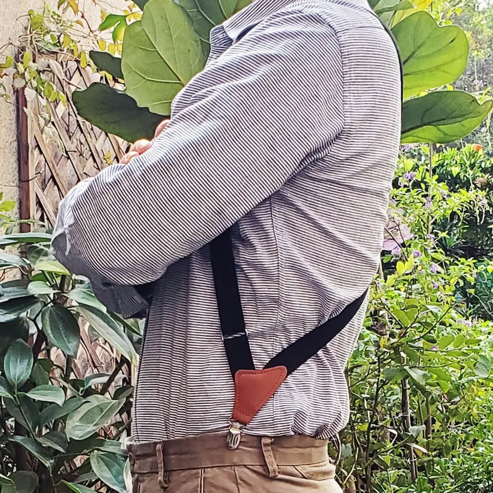X Back Shirt Clip Shoulder Strap Gentlemen Strap Clip Adjustable Braces Elastic Belt Men's Suspenders Clips Hanging Pants Clip