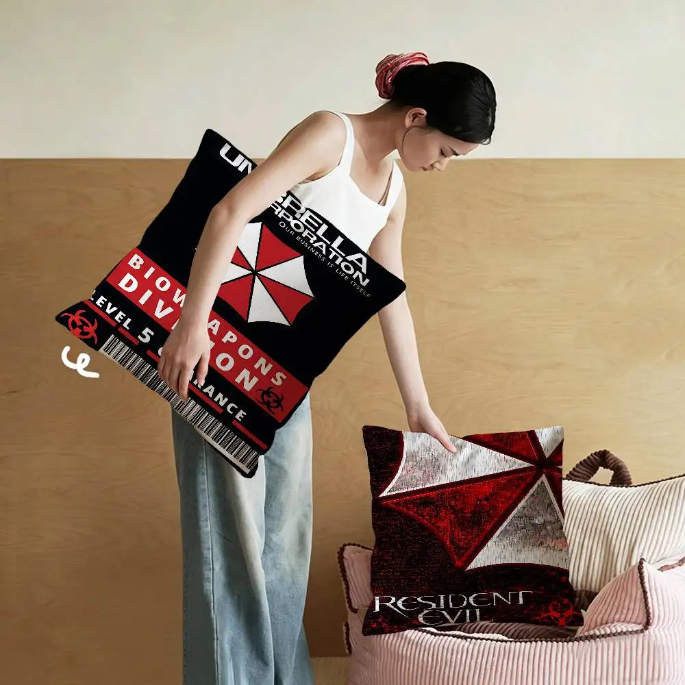 Game R-Resident Evil Pillowcases Home Bedding Decorative Pillow Cover Wedding Super Soft Pillow Case