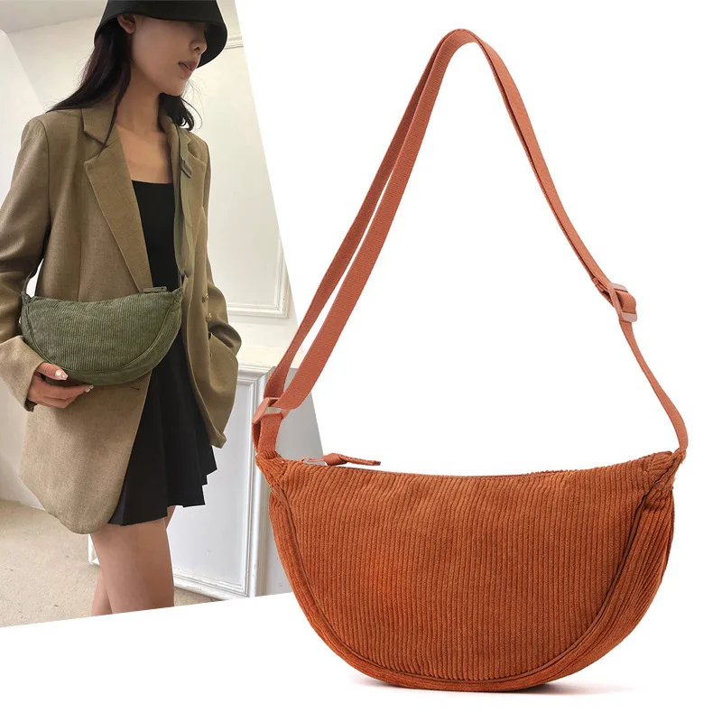 

New fashionable casual shoulder bag storage bag for women's fashion and student lightweight small shoulder bag simple
