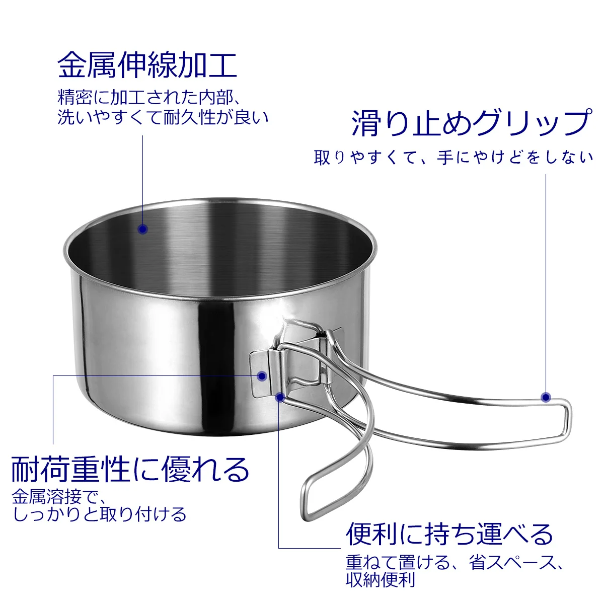 

8pcs Camping Cookware Set Stainless Steel Portable Pan For Outdoor Hiking Backpacking Picnic Lightweight Foldable Cooking Tool