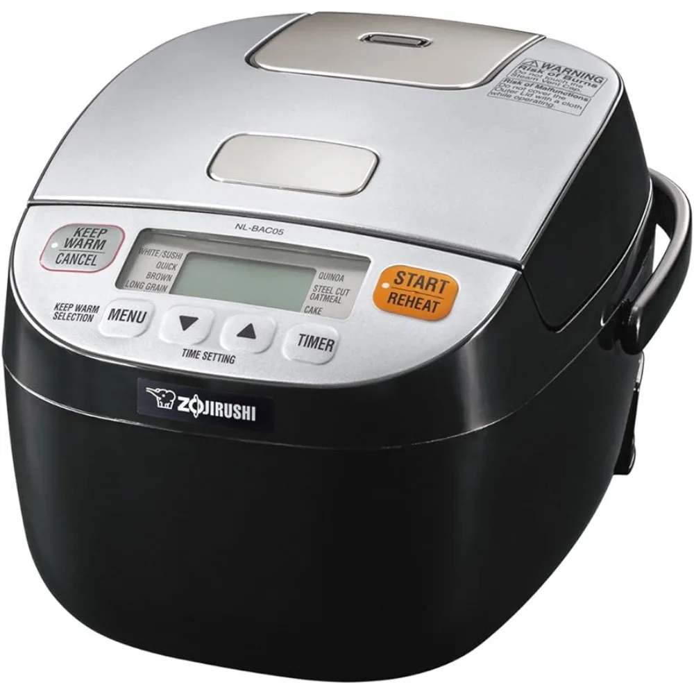 Zojirushi 612252-NL-BAC05SB Micom Rice Cooker and Warmer, Silver Black