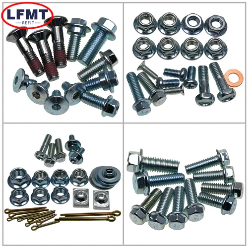 Imagen 2 del producto Kit de tornillos de guardabarros de carenado para motocicletas, juego de sujetadores para Honda CR125 CR250 CRF250 CRF450 CRF250R 250 450 RX R L X 2003-2025