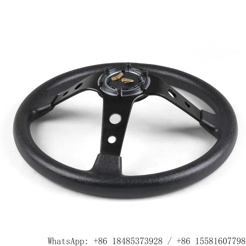 14Inch 350mm PU Steering Wheel 70mm PCD Bracket G29 G920 G923 Racing Simulator Driving Replacement Part