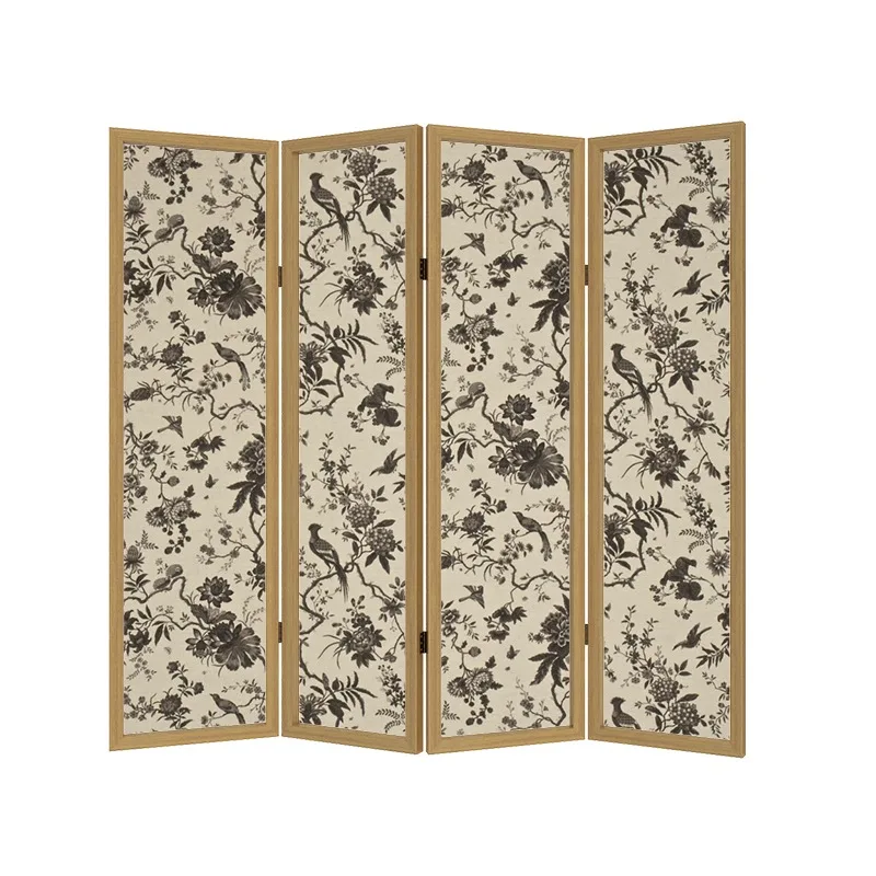 

French screen partition, living room folding, mobile dining room, entrance medieval decoration, blocking modern, household solid