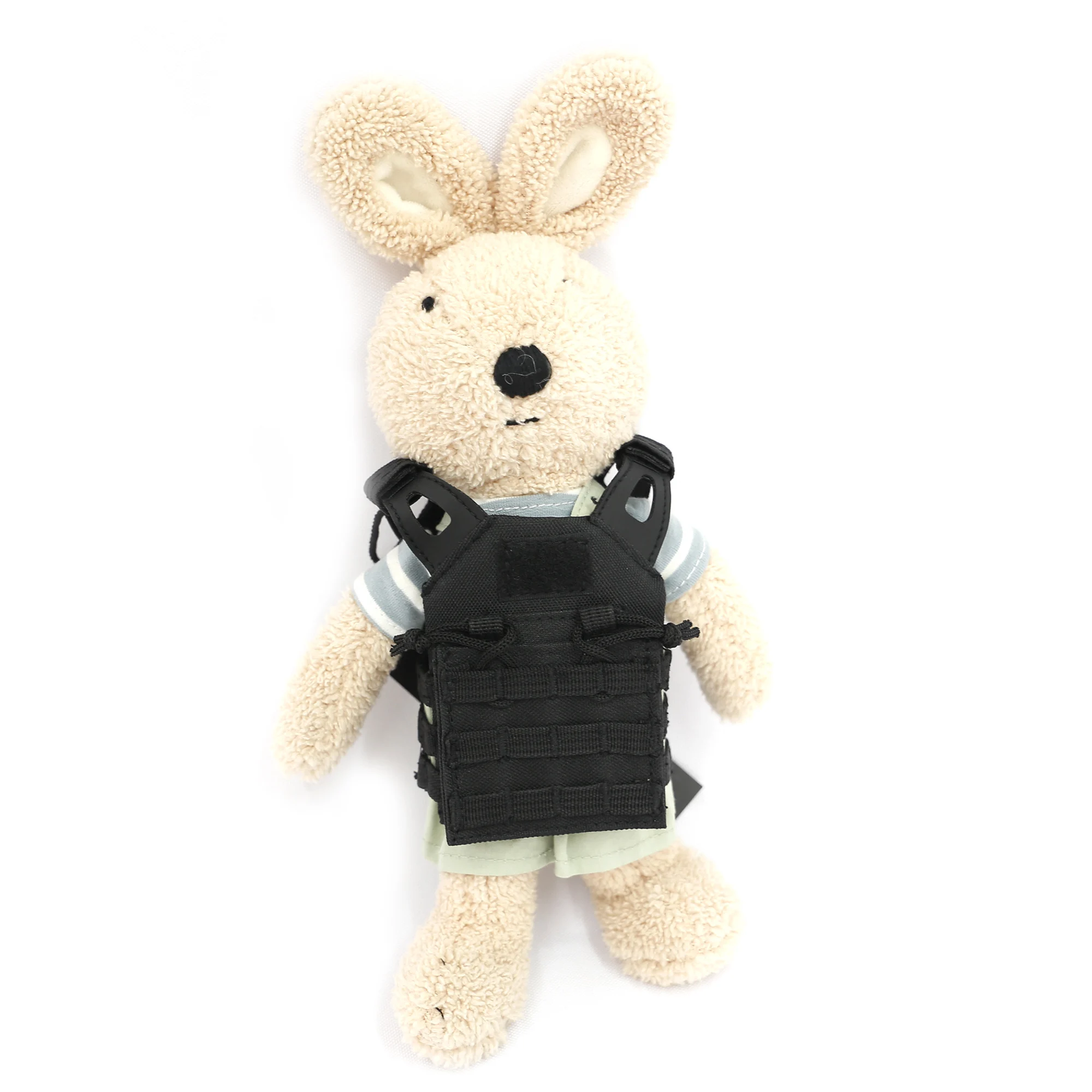 Paintball Mini Molle Vest Adjustable tactical accessory Kitty Camo Doll Carrier Decorative Tactical Gear Beer Vest 600D Nylon