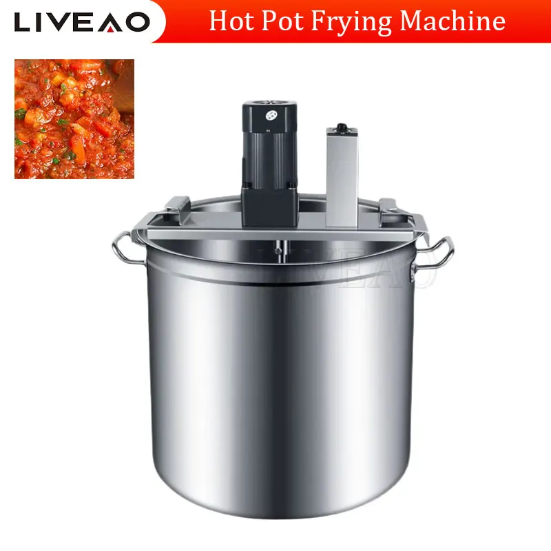 

Stainless Steel Hot Pot Seasoning Stir-Frying Machine Electric Sauces Cooking Mixer Machine