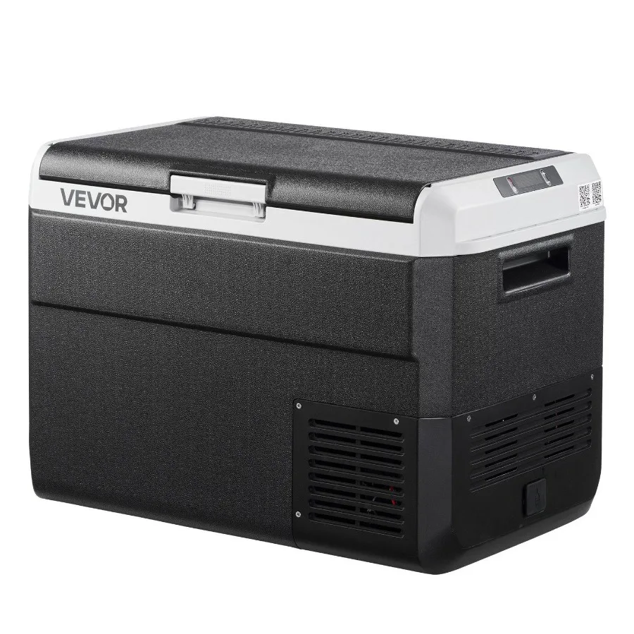 

12 Volt Car Refrigerator, 52.8QT/50L Car Fridge, Portable Electric Cooler with -4°F~68°F Adjustable Temperature, 12/24V DC and