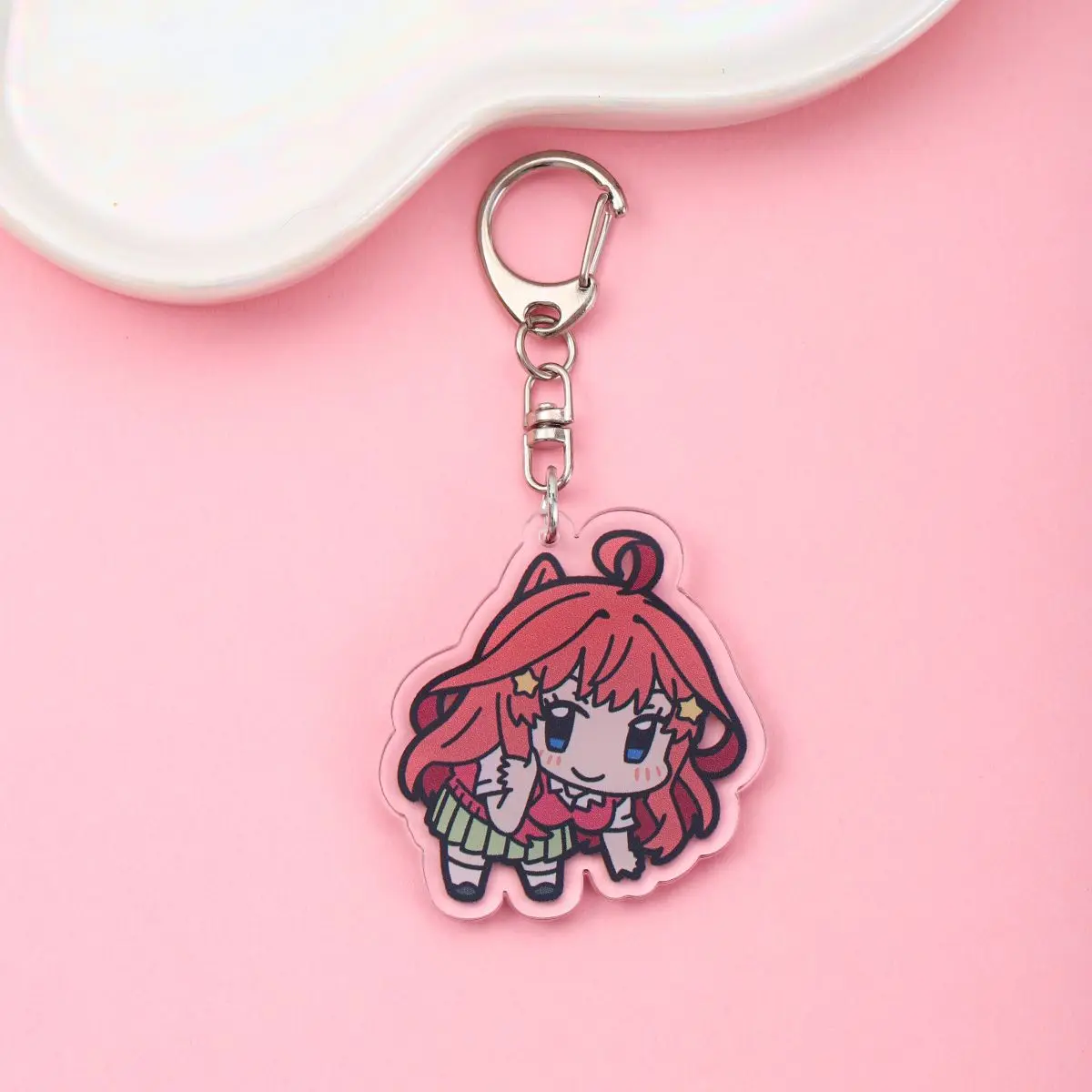 Porte-clés de sac de dessin animé en acrylique, porte-clés, porte-clés, accessoires de chaîne, pendentif mignon, la tragédie essentielle, Anime