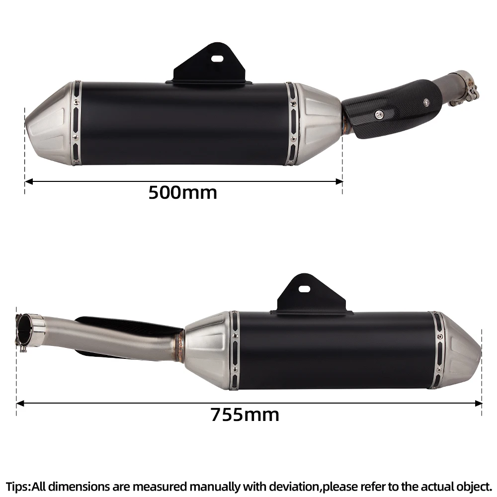 

Глушитель T700S для мотоциклов Yamaha T7 T700 TENERE700 TENERE 700 2019-2026, выхлопная труба для ралли, накладная трубка