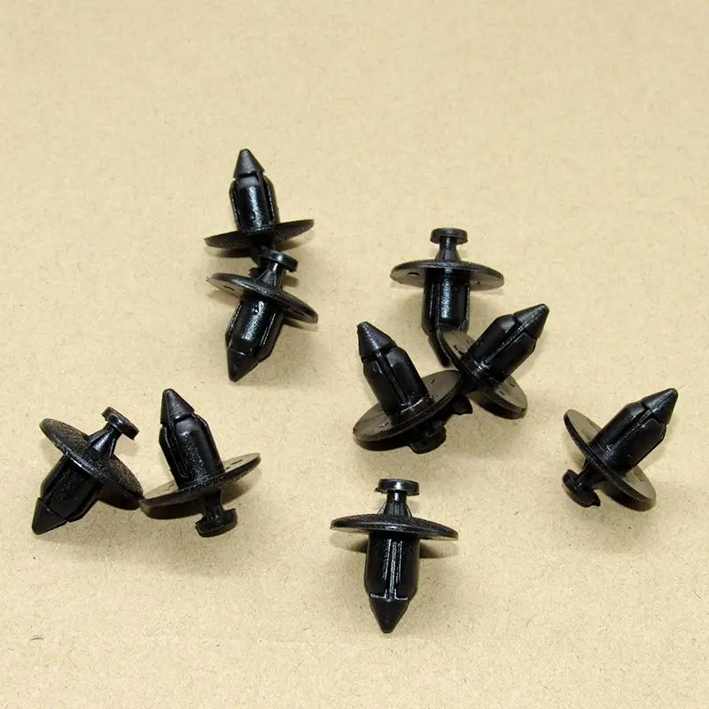 10Pcs For Volvo Plastic Rivet Fastener Clips For trim panels bumper fascias lining 3541113