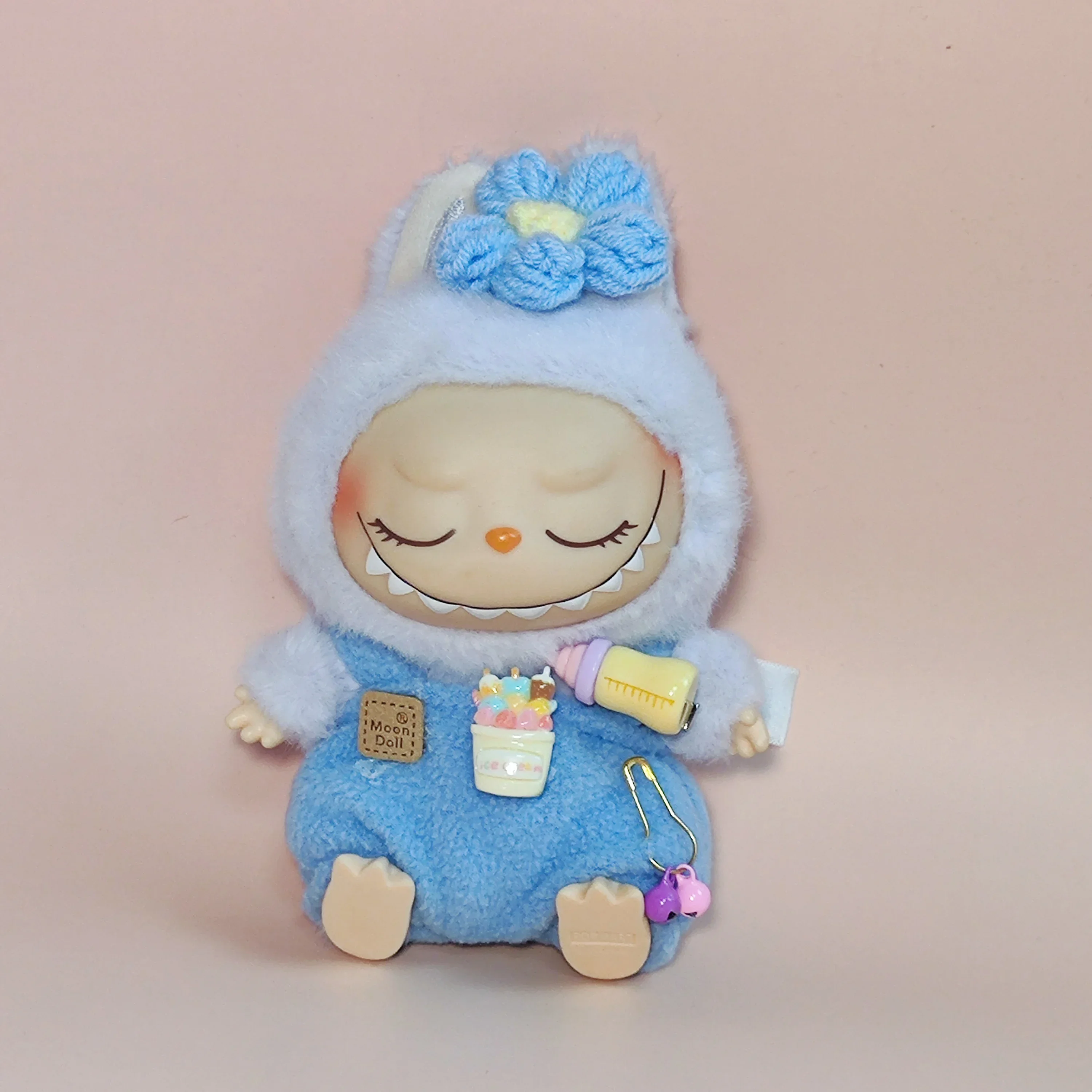 Labubu 用服 座っているベビー服 かわいいマカロンアクセサリー かわいい装飾服