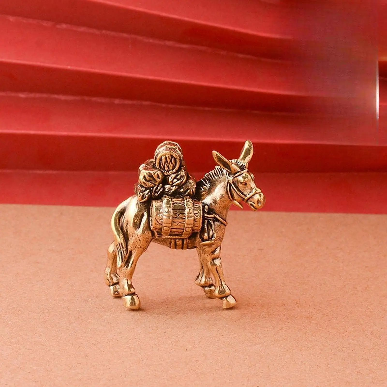 Donkey รูปปั้นประติมากรรมสัตว์ตกแต่งบ้าน Tabletop เครื่องประดับเครื่องประดับ