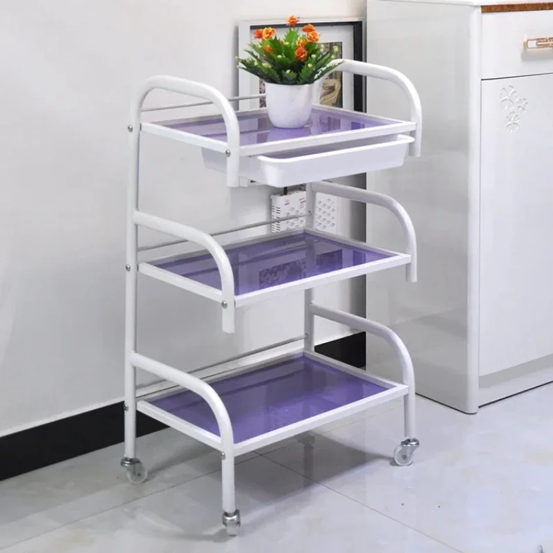 

Kitchen Furniture Organizer Folding Space Savers Trolley Bar Beauty Salon Foldable Cart Mueble Auxiliar Cocina Wheels Serving