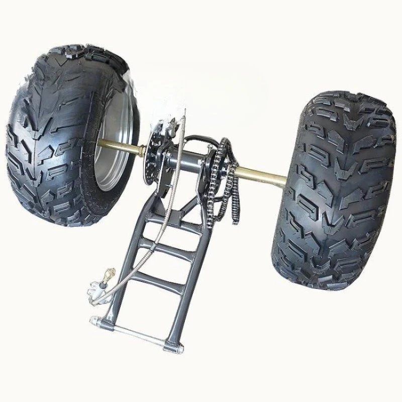 

Kart accessories, large ATV rear fork, motorcycle modified tricycle rear axle assembly 10-inch tires