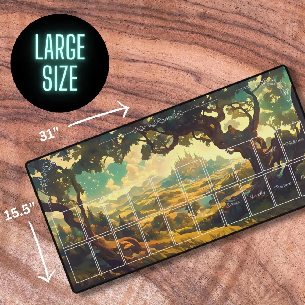Dominion Playmat, Playmat compatible with Dominion Board Game, Unofficial Dominion Mat, Board Game Upgrade desk accessories