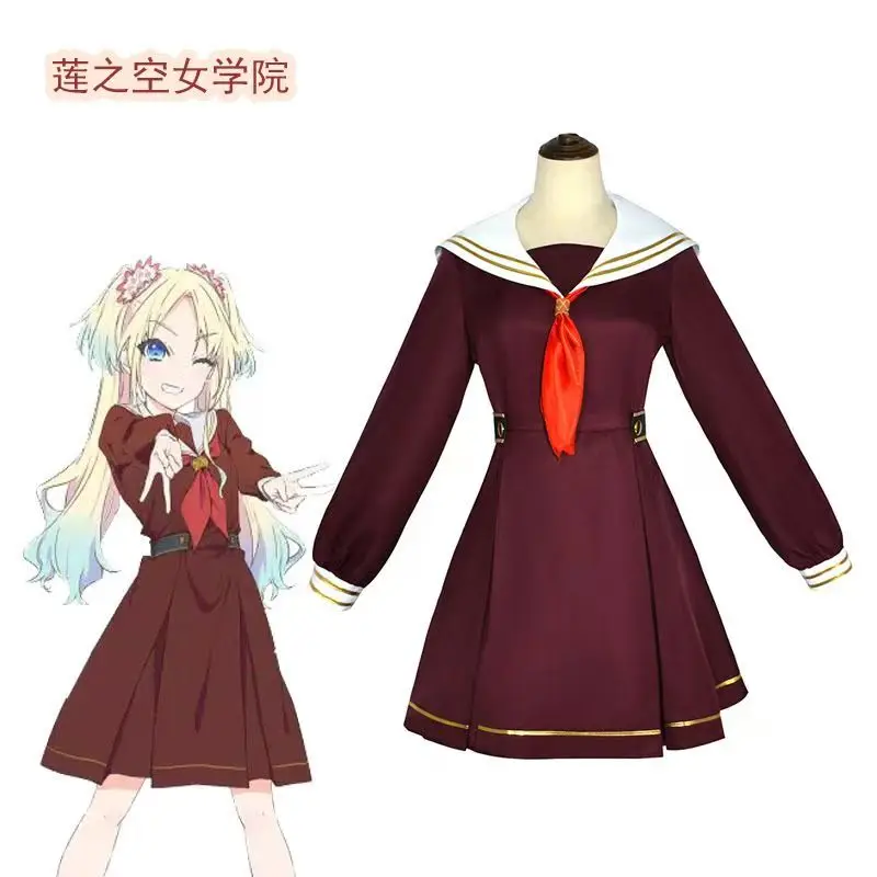 

Cosplay costume Love Live Hasunosora Cosplay Sailor School Uniform Full Set for Virtual Idol Group 5
