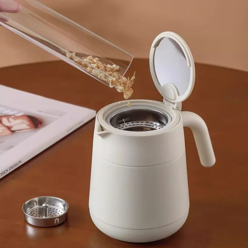 

High-grade 316 Stainless Steel Insulation Household Tea Water Separation Teapot Office Thermos