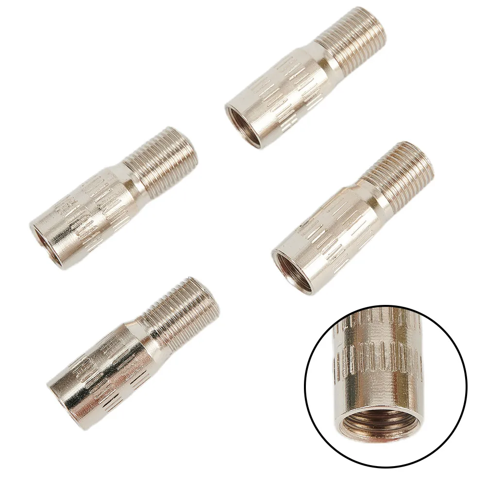 4Pcs 25mm Chrome Tyre Wheel Valve Stem Cap Extension Extender For Car Truck Valve Stem Extensions Tire Accessories