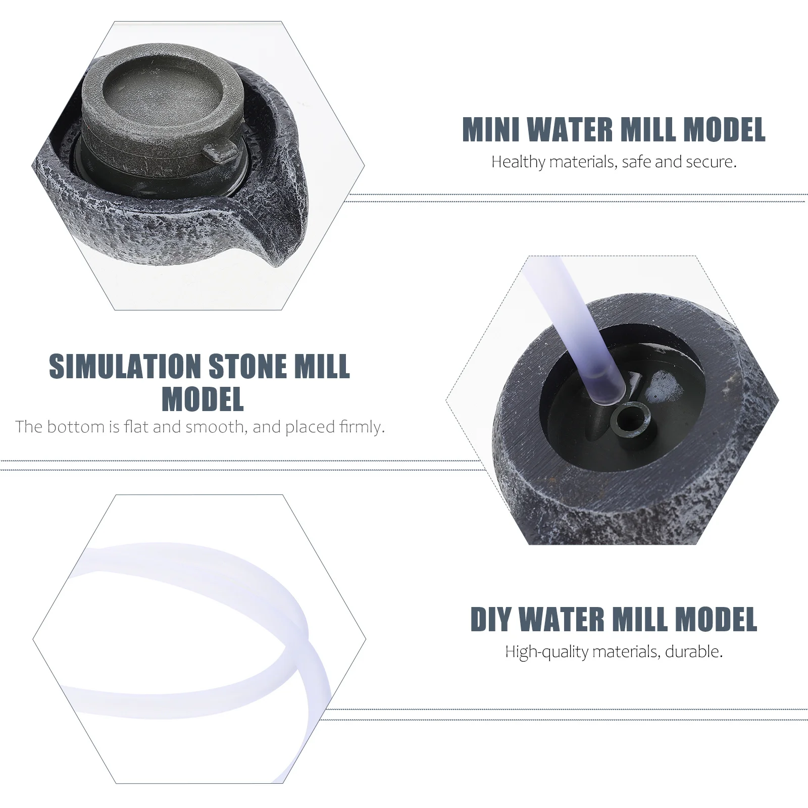 

1 комплект, имитация каменной мельницы, мини-водяная мельница, орнамент, макет сцены, реквизит для фотосъемки, декор из смолы, макет сцены, орнамент