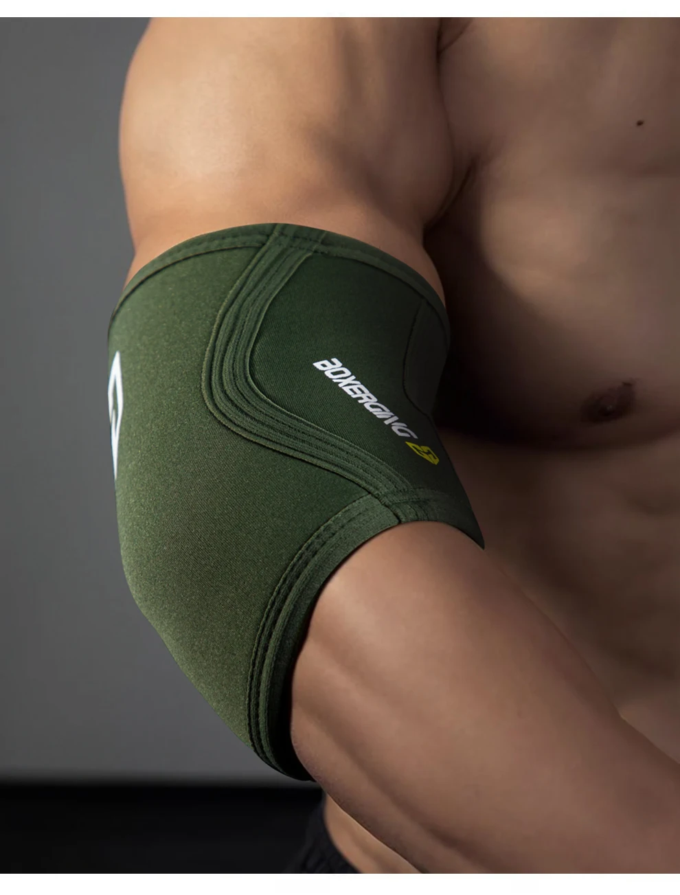 Fitness Ellenbogenschutz Strongman Gewichtheben Bankdrücken Deep Squat Ellenbogen Herren Damen Fitness Training Sport Schutz E – Detail 12