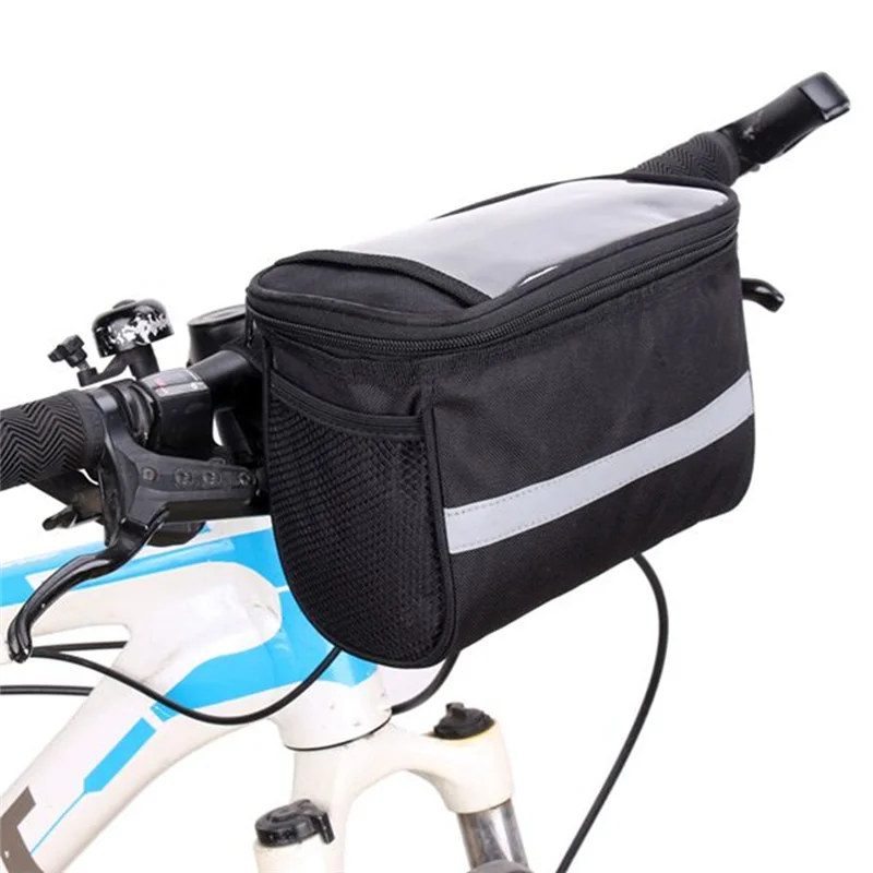 ABHQ-Electric Bicycle Bag Battery Car Storage Storage Bag Front Pocket Front Mobile Phone Cooler Bag 21.5X16.5X13.5cm