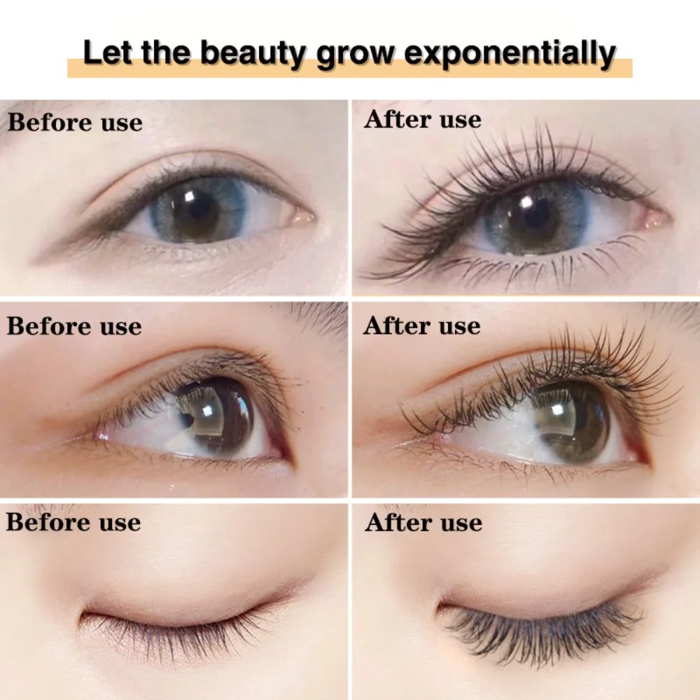 Wimper Groei Serum Essentiële Olie Ricinusolie Haar Grower Voeden Mascara Wenkbrauw Essentie Vloeistof