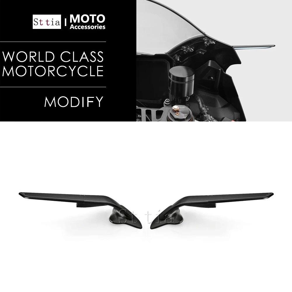 

Motorcycle CNC Aluminum Mirrors Stealth Mirrors Sports Winglets Mirror Kit Accessories For YAMAHA YZFR9 YZF-R9 YZF R9 2025 2026