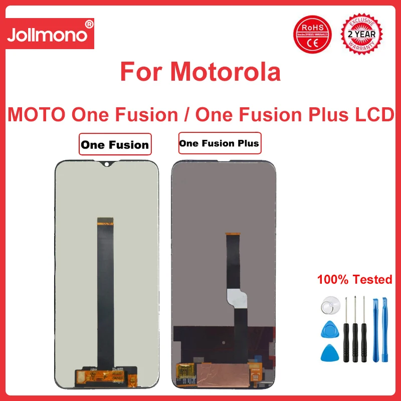 

For Motorola Moto One Fusion Lcd With Touch Screen Digitizer For Moto One Fusion Plus Display Assembiy