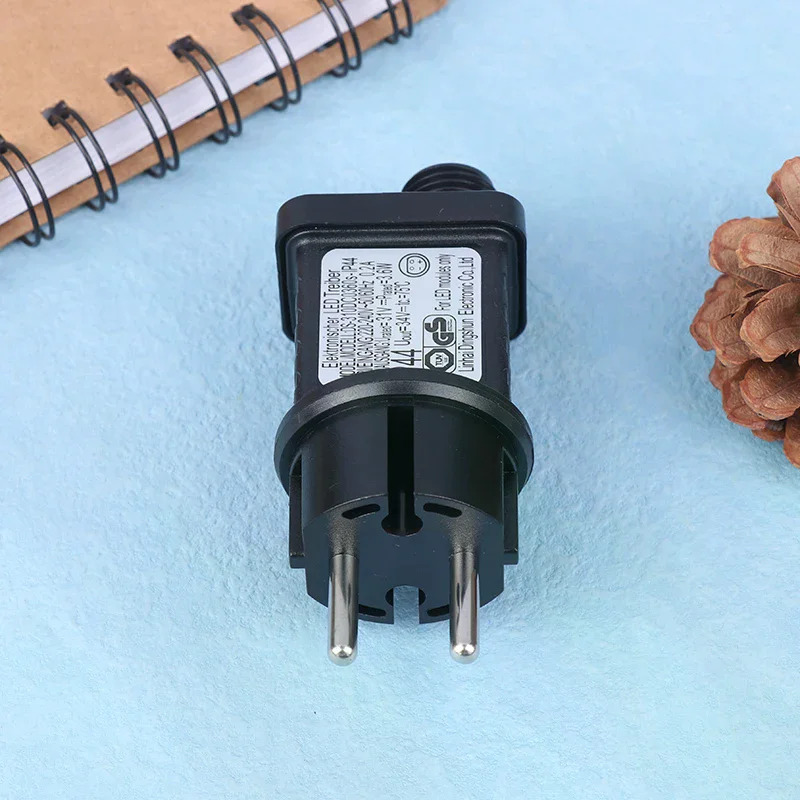 1Pcs 3.6W 31V LED String Light Power Adapter - Timer Function, Waterproof IP44