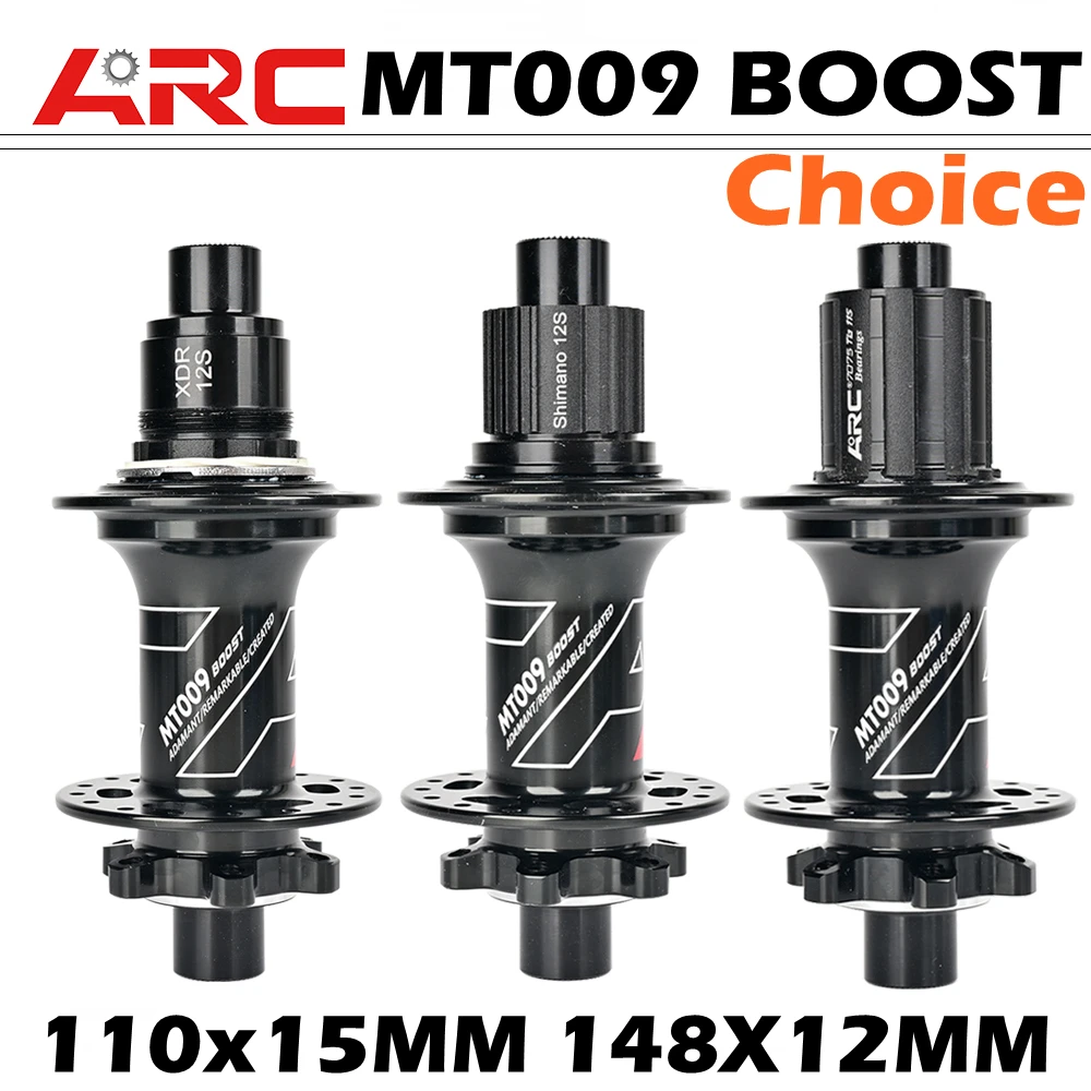 ARC MT009 BOOST Front Rear Hub MTB Bike Hub 28 32 Holes 110mm 148mm HG MS Micro Spline XD 11 12S Bicycle Freehub