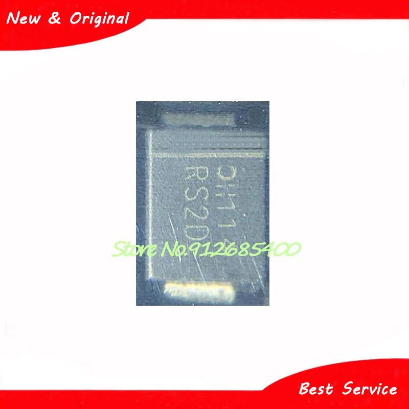 RS2D-13-F 10ชิ้น/ล็อต RS2D SMB DO-214AA 1.5A 200V แบบใหม่ดั้งเดิมมีในสต็อก