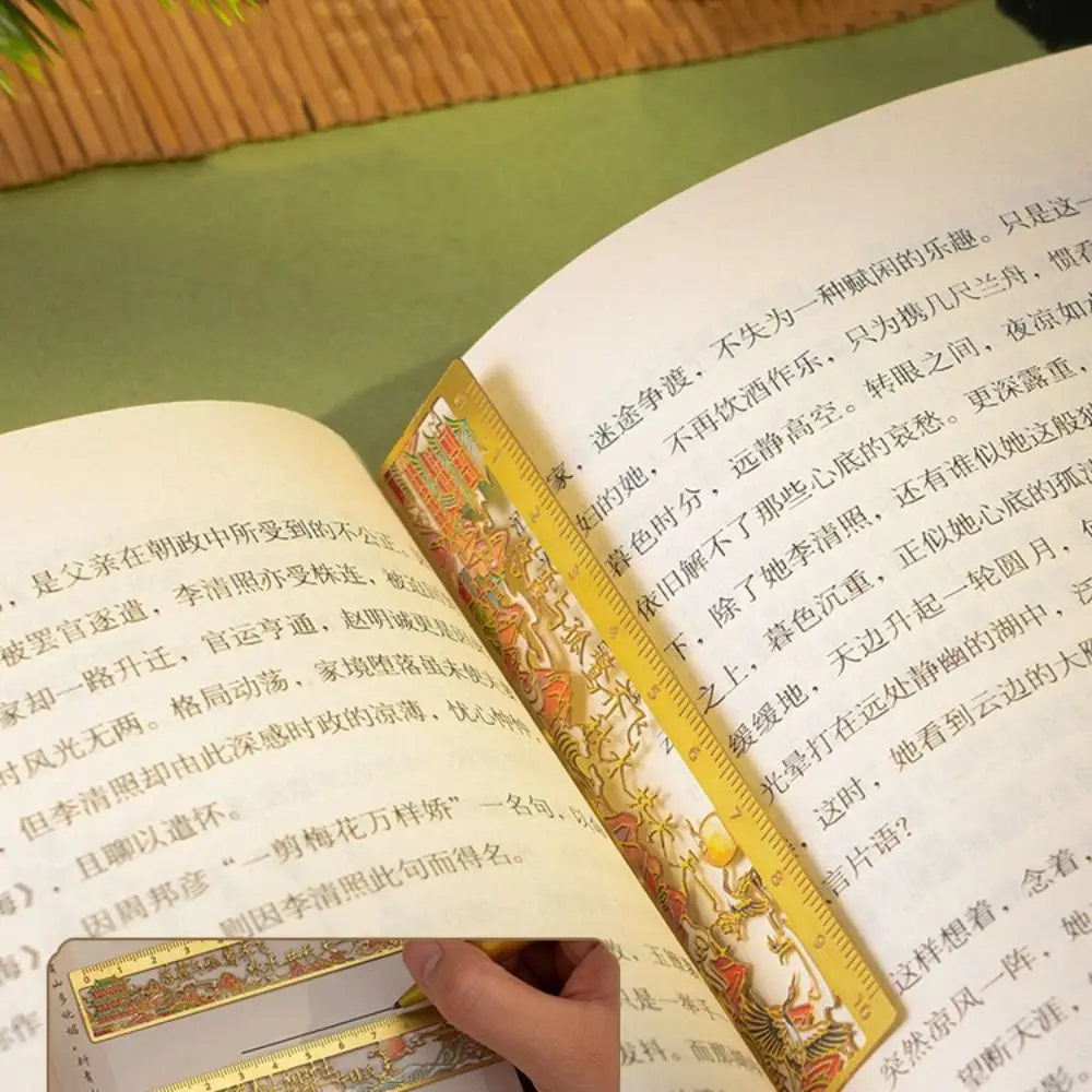 خمر النفط اللوحة حاكم المرجعية Kawaii اللوحة الكلاسيكية جوفاء المرجعية لطيف الإبداعية كتاب صفحة كليب القرطاسية