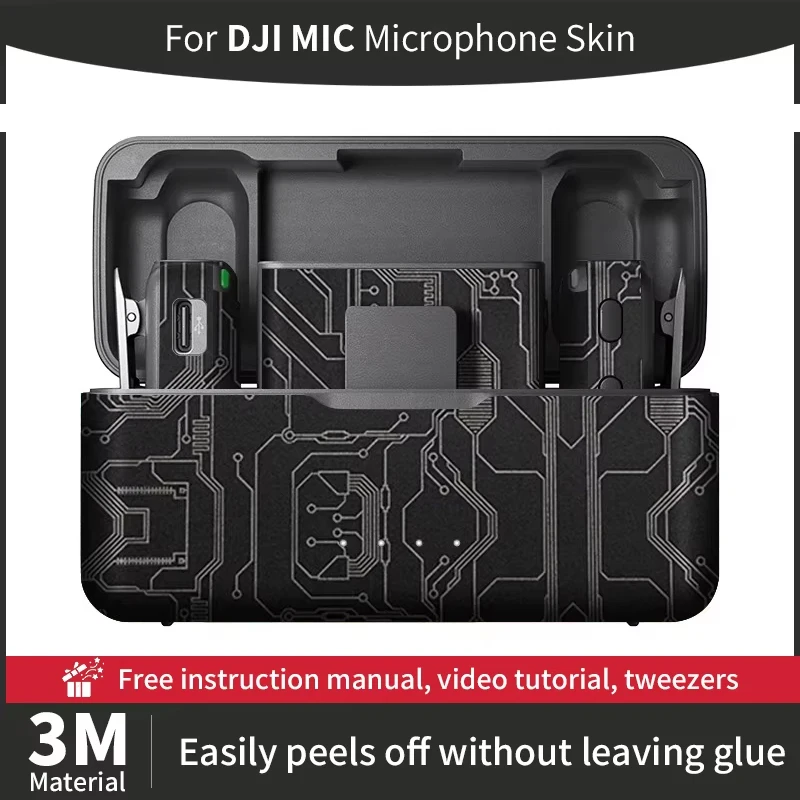

For DJI MIC Wireless Microphone Skin DJI MIC Skin Anti-scratch Sticker protective film