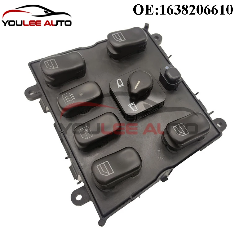 New 1638206610 A1638206610 Electric Power Master Window Switch Button For Mercedes M-Class W163 ML320 ML430 ML500 Auto Parts