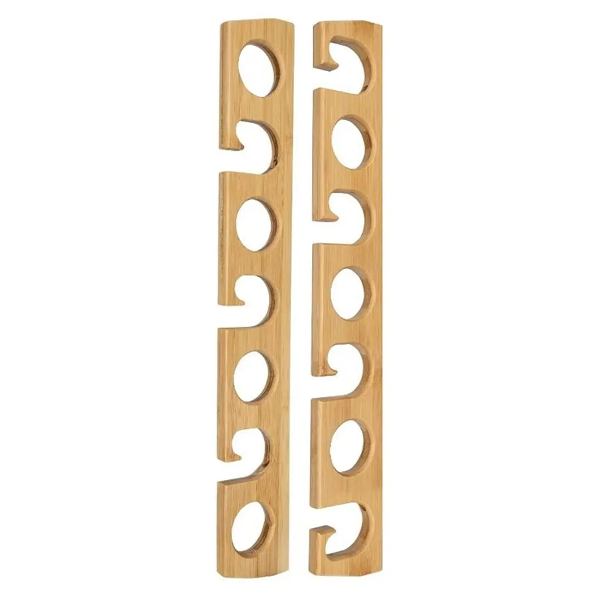 New arrival  Wooden Wall-Mounted Fishing Rod Storage Rack Organizer Display Stand for Fishing Gear and Accessories
