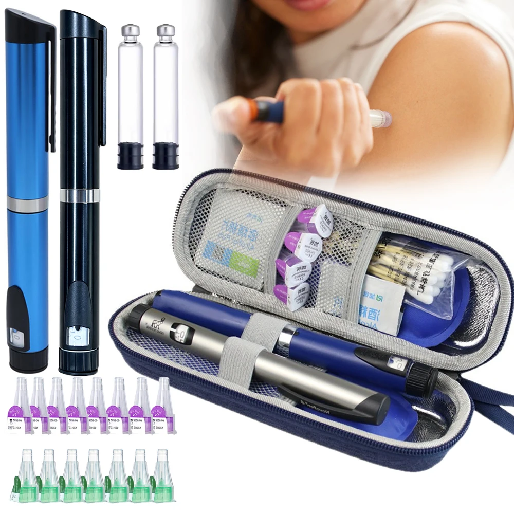 V3 Home Use Professional Durable Insulin Injector Pen, Reusable Refillable Design, Dose Injection Pen, Perfect for 3Ml Cartridge