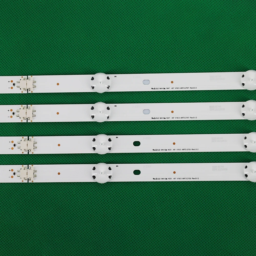 1set=8PCS LED backlight strip for LG 49inch TV 49UH620V 49UH603V LC490DGE 6916L-2705A 6916L-2706A 6916L-2707A 6916L-2708A