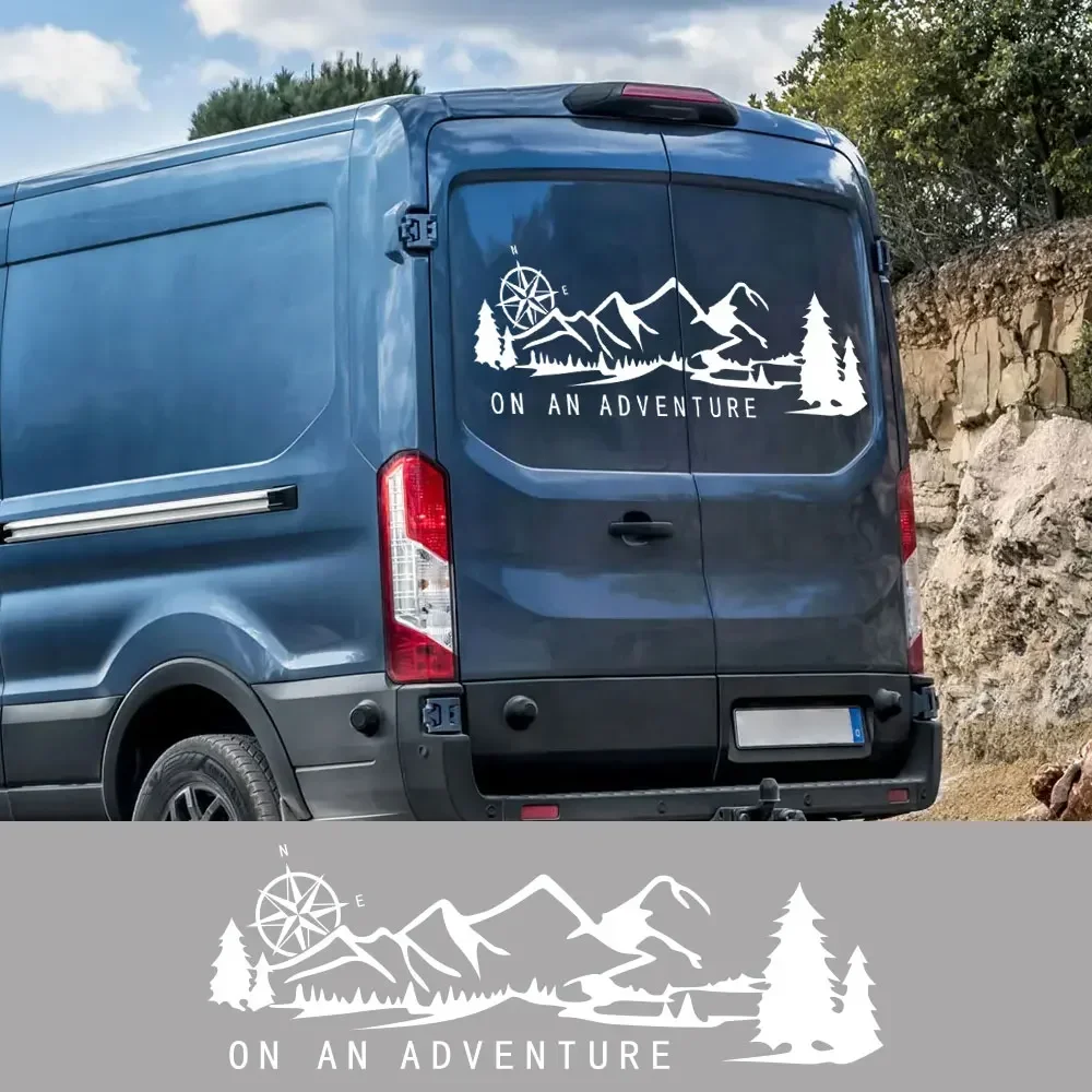 Auto Hinten Tür Aufkleber Für Ford Transit MK6 MK7 MK8 Tuning Zubehör Wohnmobil Camper Van Grafiken Dekoration Vinyl Film Aufkleber
