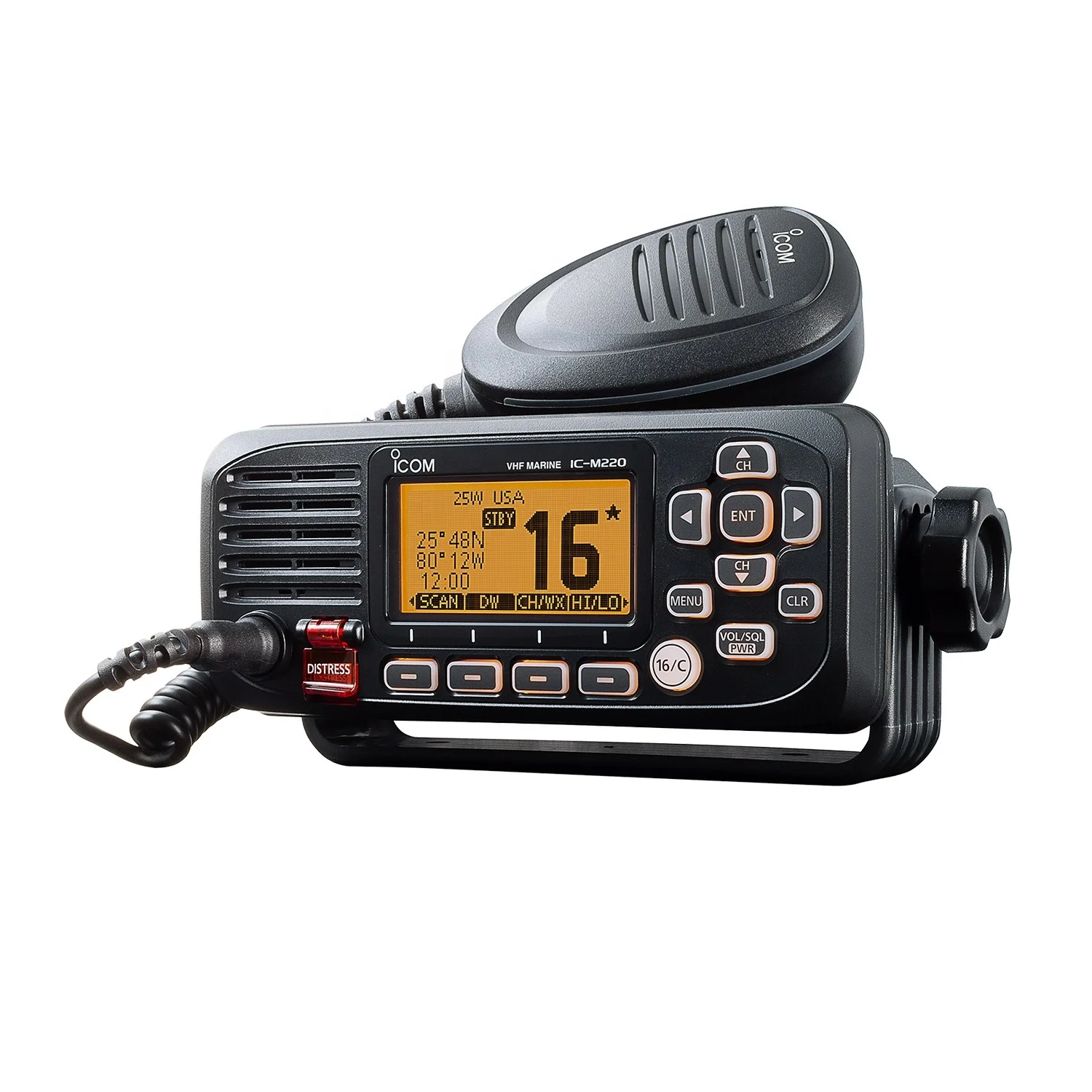 

VHF IPX7 Waterproof IC-M220 Radio Marine Transceiver Long Range Communication Walkie Talkie