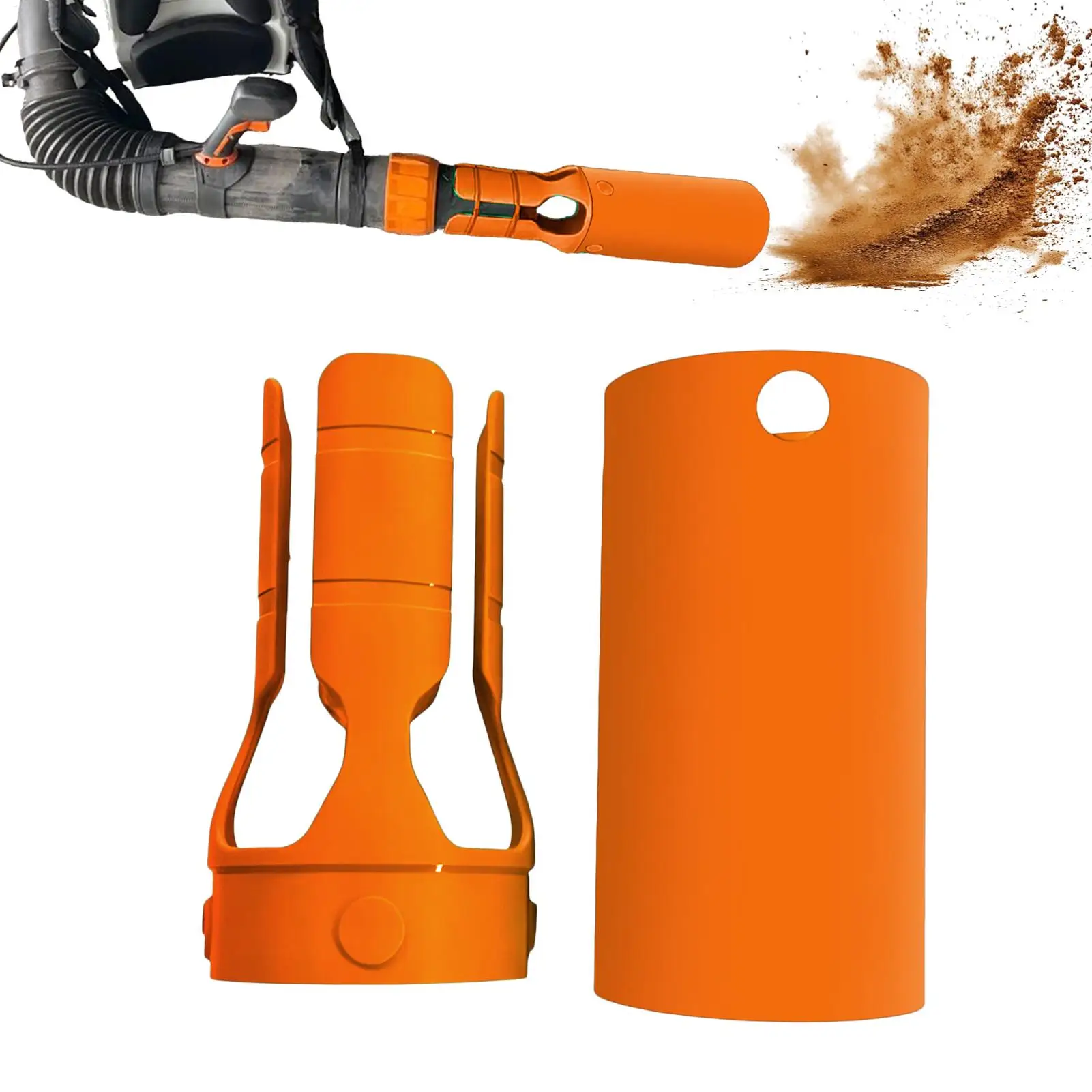 

Air Flow Booster for Blower All Weather High-Flow Fast Nozzle Attachment Blower Nozzle Extension Speed Booster for Garden