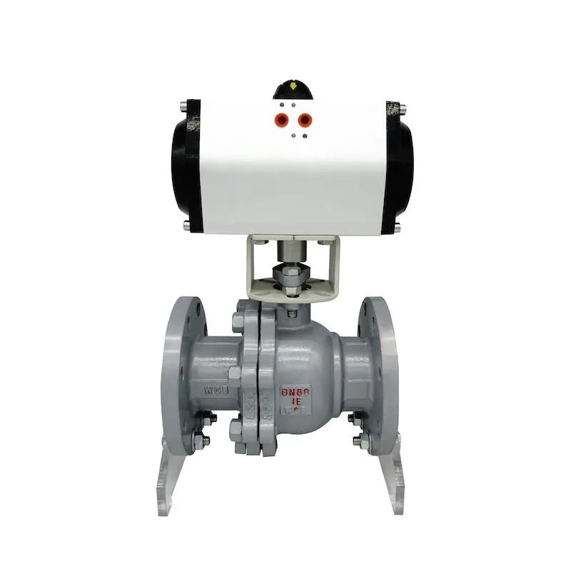 

Q641F-16C Pneumatic Cast Steel Ball Valve Cast Steel Pneumatic Flange Ball Valve Pneumatic Steam Ball Valve DN15-DN100