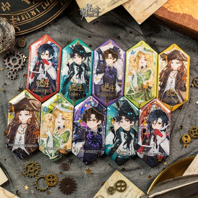 

Genuine Lord Of Mysteries Tinplate Badge Blind Box Klein Moretti Anime Badge Pins Toy Gift